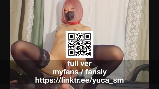 yuca_ Japanese masturbating with a