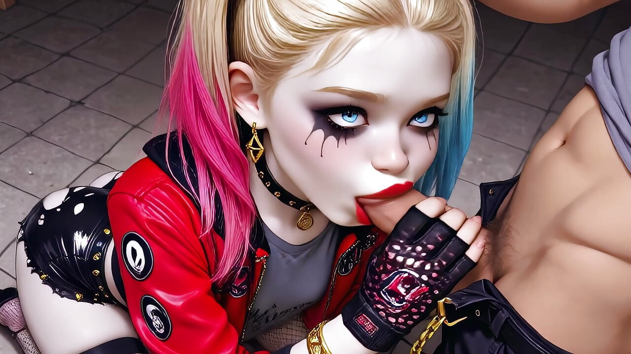 Yoghurt Party Vol. 1: Psycho Harley & Classic Lara POV (Deepthroat, Facial, AI Animation)