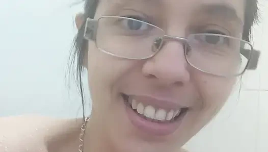 Hot shower boobs dance