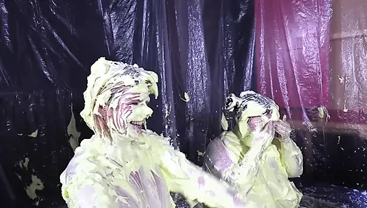 Foam Fun with Cheyenne Hannah and Skyler
