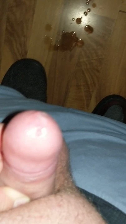 Young boy jizzed a monster load on his floor