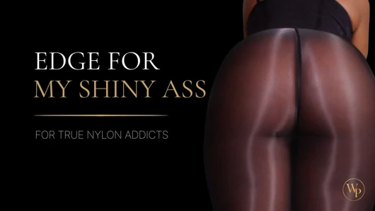 Shiny Pantyhose Ass Edging For Goddess Patricia