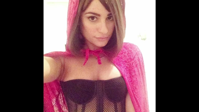 Lea Michele - Jerk off challenge