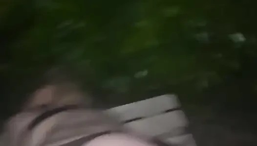 He Fucks My Pussy and Ass Outdoors on a Pallet