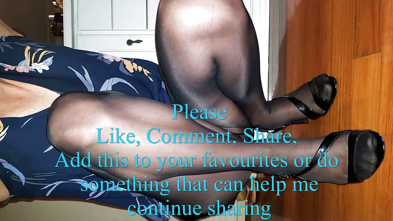 Dani Leg Black Pantyhose Cumshut