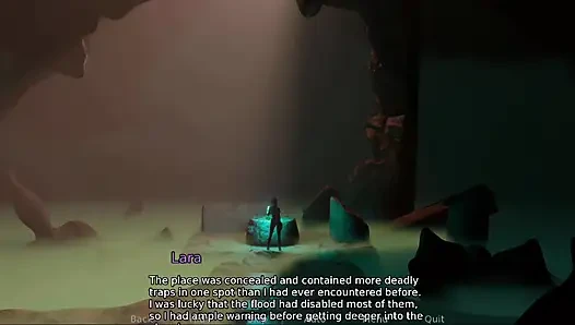 Croft adventure #1 - Lara can't stop thinking about the lesbian