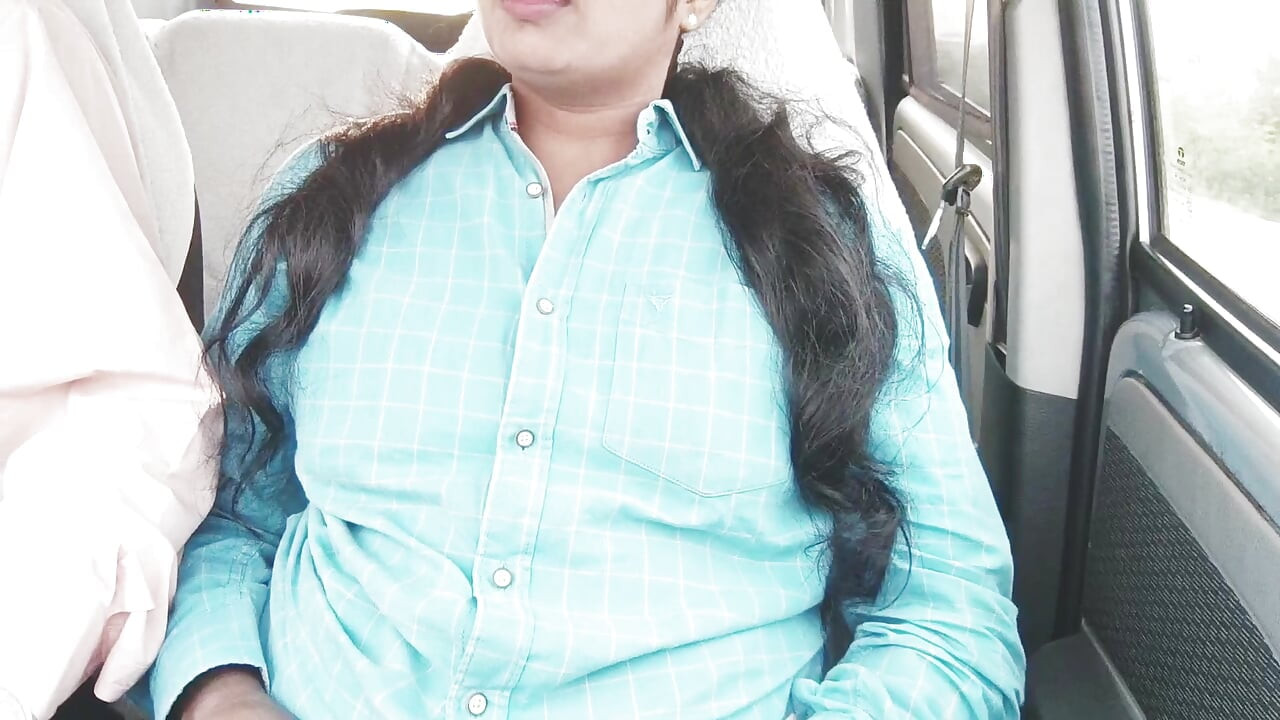 Step Dad and Step Daughter Car Sex Telugu Dirty Talks