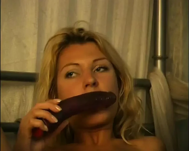 My cousin Kristyna a natural blonde with a shaved pussy did