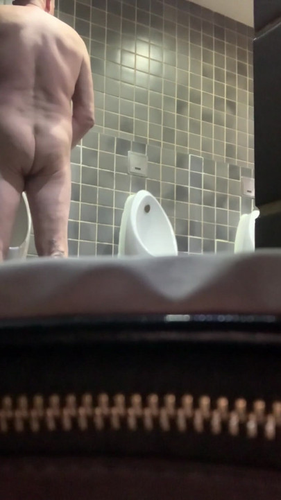 Naked in public toilet | Clip 1