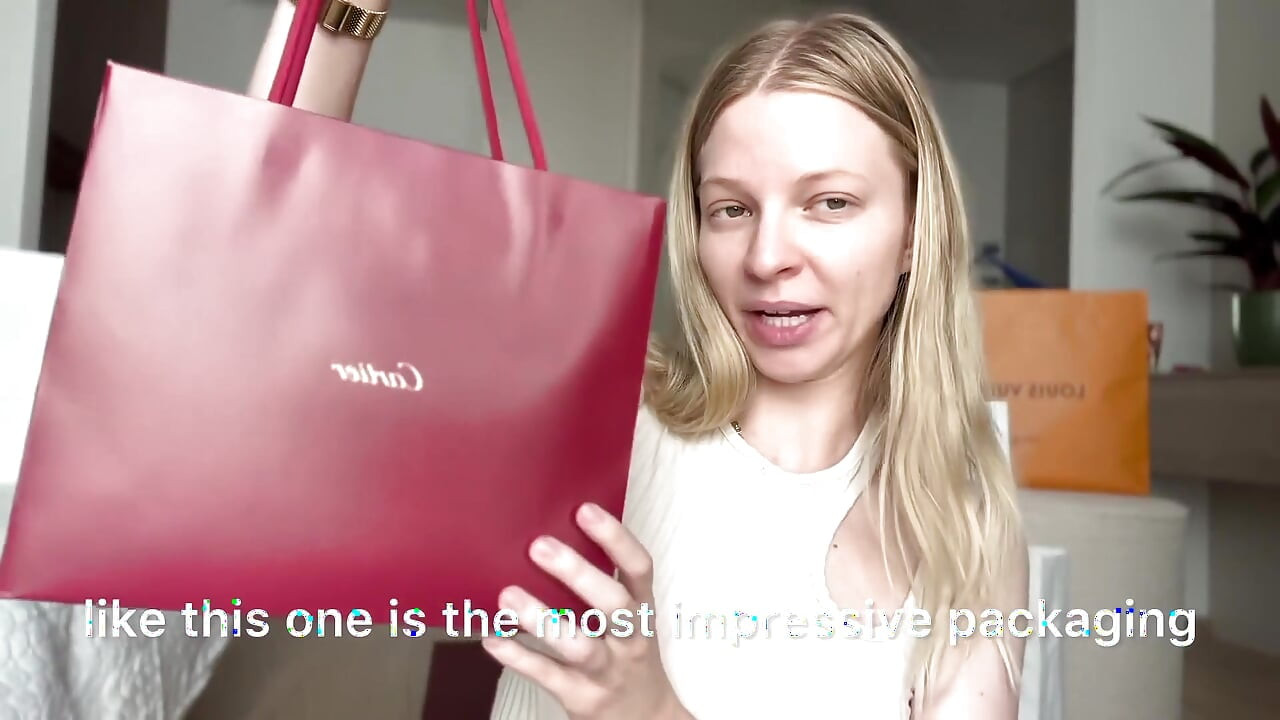 Findom luksuzna kupovina haul 12 k $ težak odliv