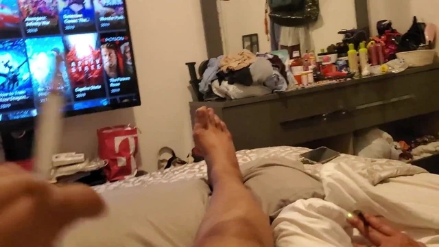 Sucking my cock