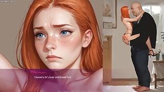 Bini curang keras oleh jiran dan - animasi 3d - Mila Ai