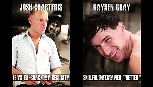 Outside fuck with 2 sexy gays in sneakers