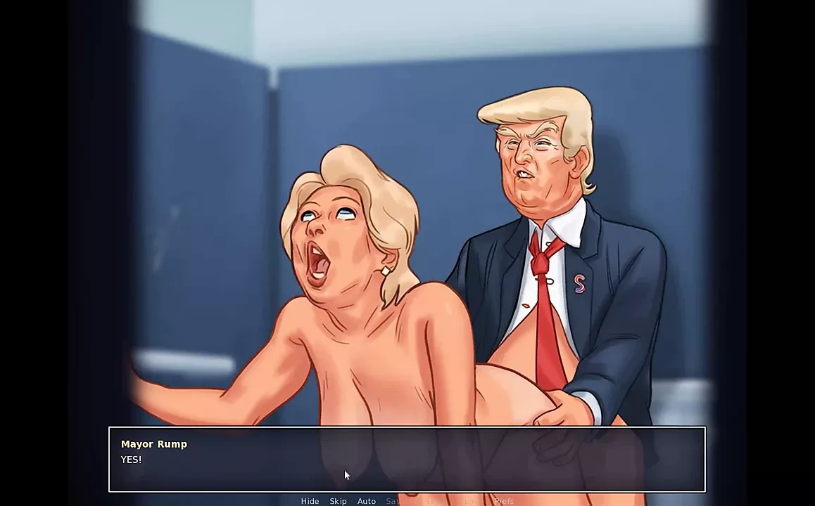 Summer TimeSaga – Donald Fucks Hillary – Old Couple Sex