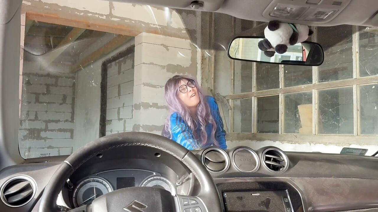 I Make Silly Faces at My Car I Press My Face, My Mouth, and My Tongue Against the Glass Window, and Then I Make Silly Faces.