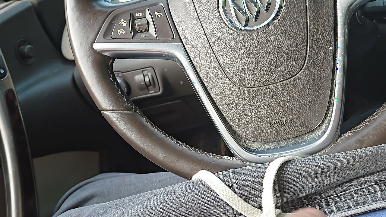 Cumshot in my car