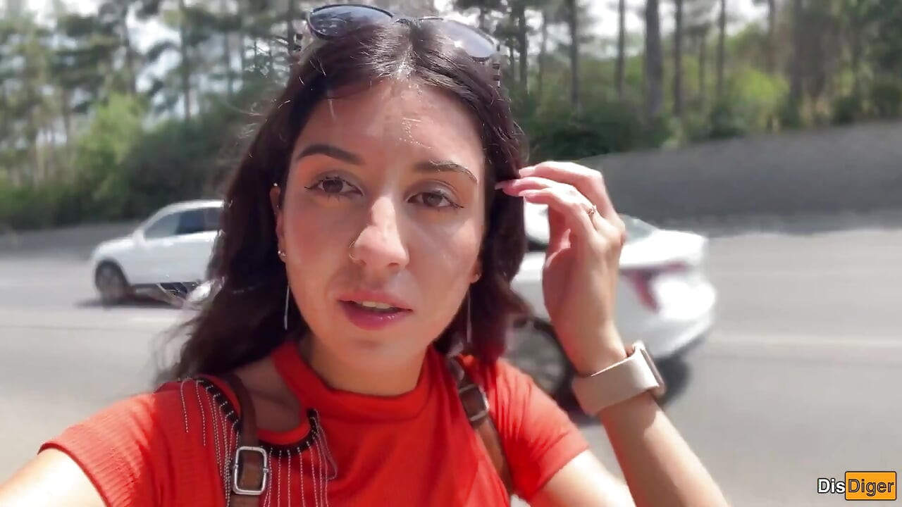 Crazy Girl Sucking Dick in the Bushes - Huge Facial Cumwalk