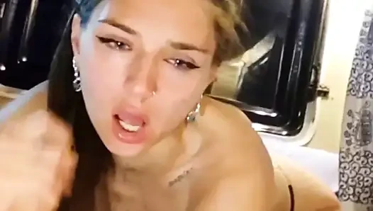 Asmr sepong kontol sampai tenggorokan dan pantatnya ditampar