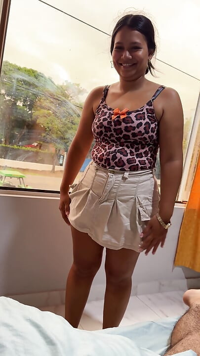 He Loves Jumping on My Cock While Everyone Walks by the Window