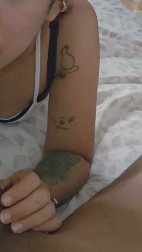 I choke my throat with this hard cock that gives me his cum | Clip 3