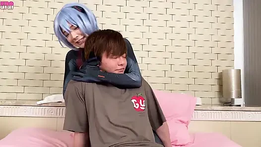 Японский аниме-косплей Rei Ayanami -