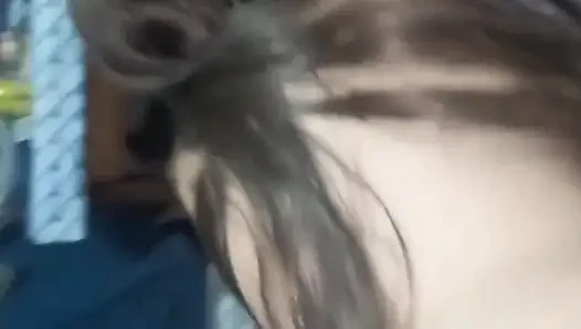 Sexy college girl gives her class a ride and we end up FUCKING in bed