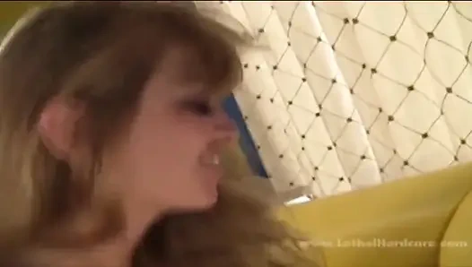 LethalHardcore - MILF Lucky Benton licks her handyman's asshole