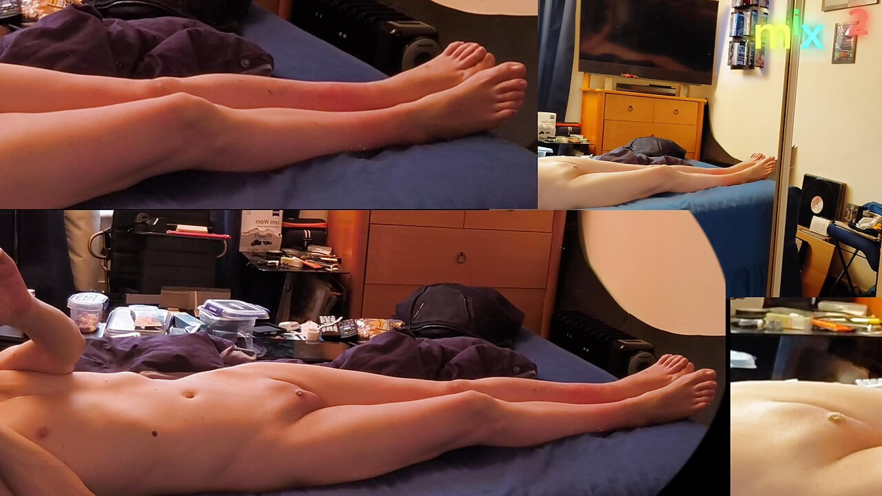 Has no cock at all between girl legs when micropenis is soft