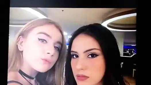 Cum Tribute Giovanna e sua namorada