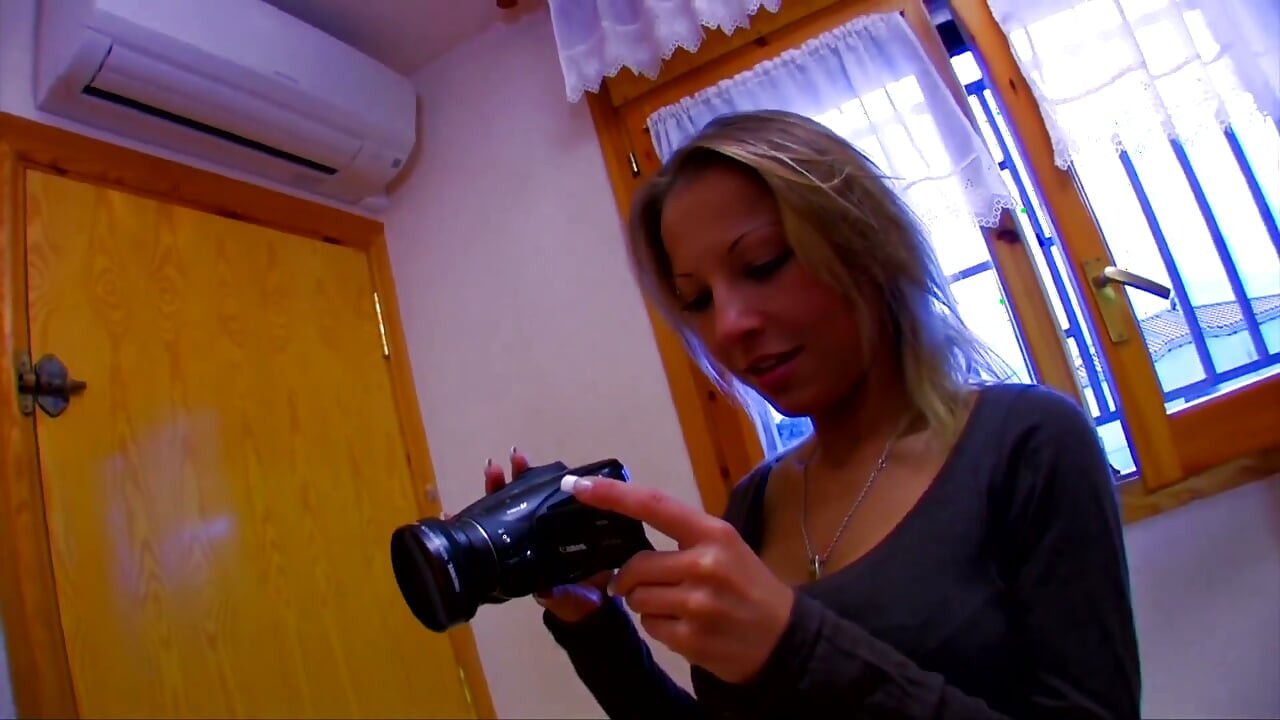 BTS with tatooed blonde and her nasty Latino fucker