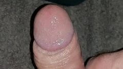 My little cock with lots of foreskin and yummy pre cum