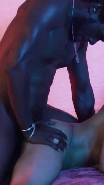 Ebony stud ties a cute homo up before banging his ass raw | Clip 2