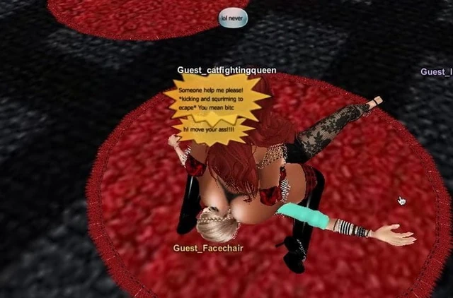 Facesitting Ass Smother IMVU 02