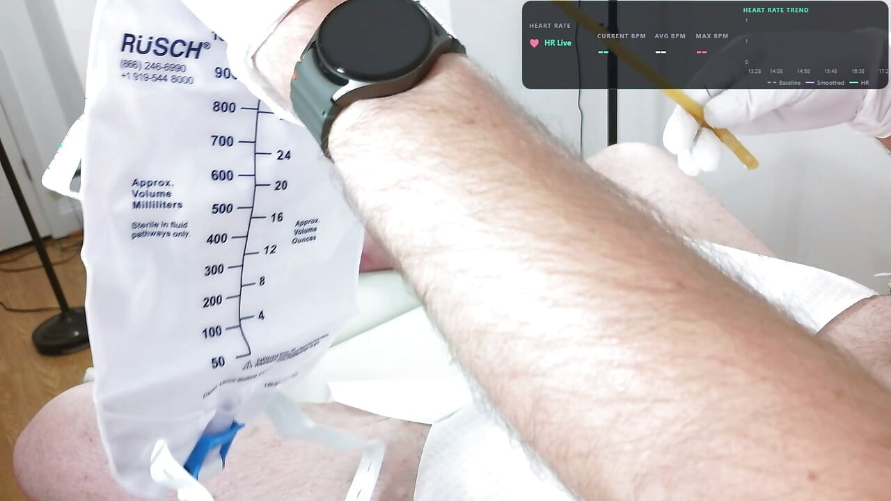 Zen 20 French Foley catheter insertion