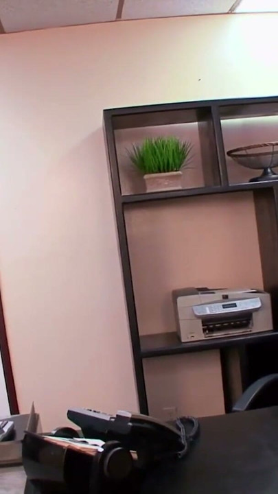 Big tits secretary gets turned on by a nude magazine | Clip 1