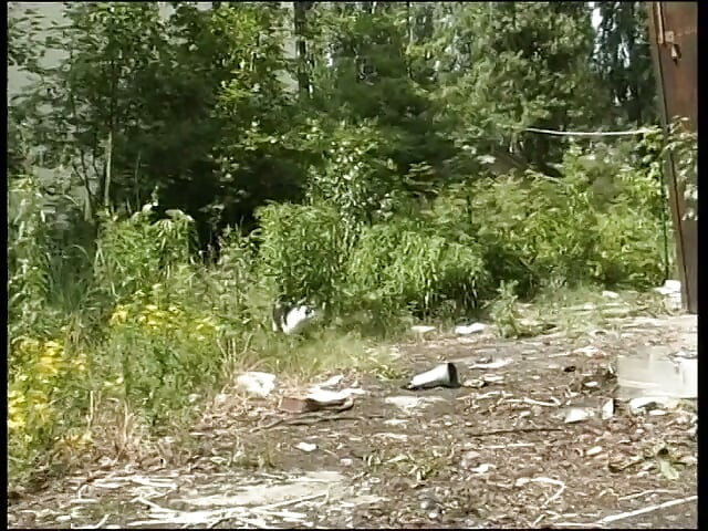 Molliges teen schiebt dieses weiße spielzeug in ihr loch in der sonne