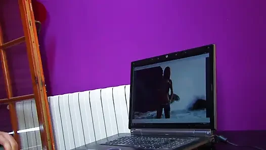 Nympho in stockings  drilled hard in threesome