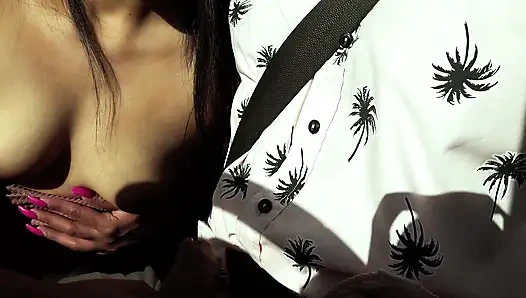 Nataly ile ateşli arabada seks