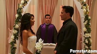 Gorgeous Cindy Hope fucked hardcore by the groom