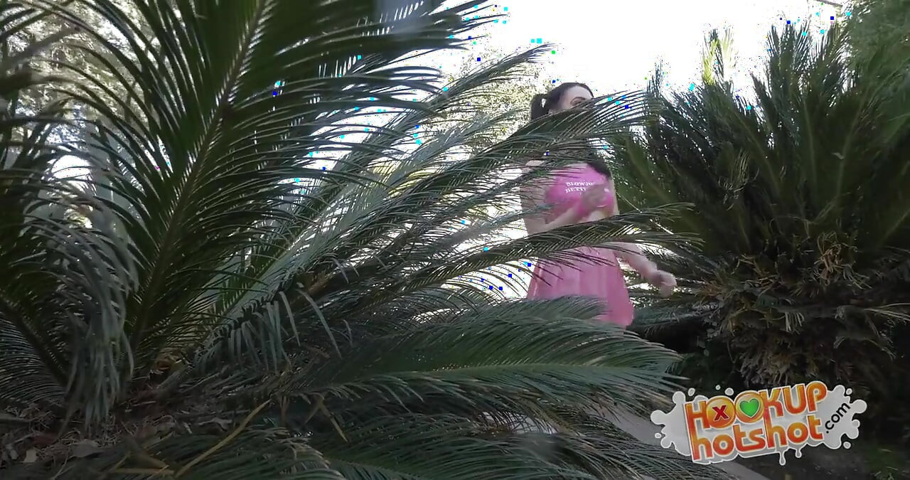 Teen brunette Aria Alexander gets her holes used by guy she met online