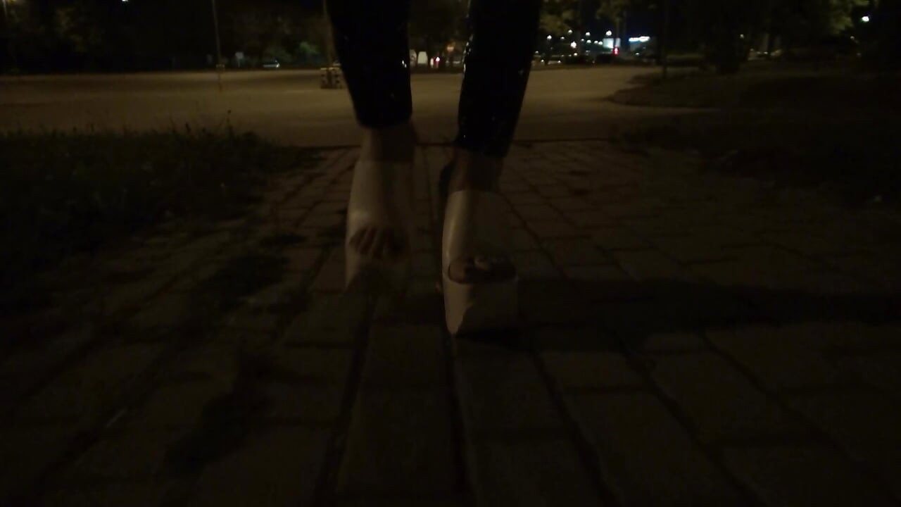 night walking - public crossdressing