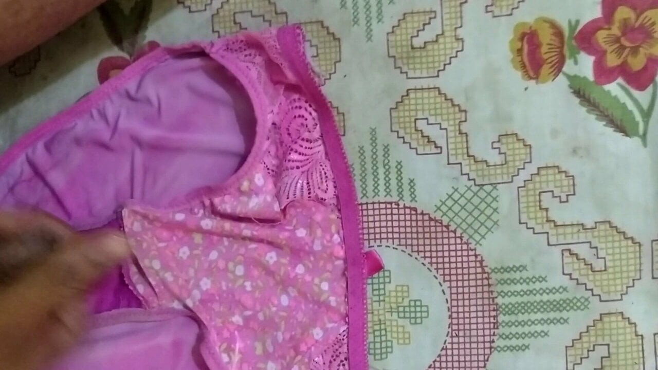 Cumshot on bhabhi's panty