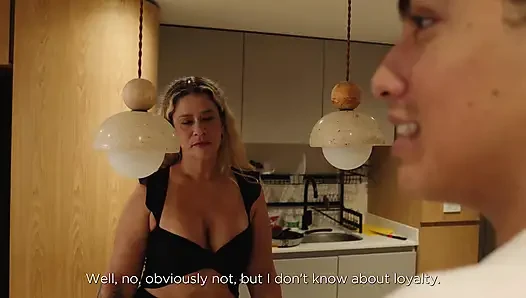 A woman over 50 asks her stepson's friend for some semen for a beauty treatment