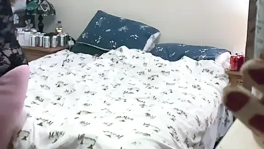 She Likes to Let the Workmen Watch Through the Window While Wanking and Filming