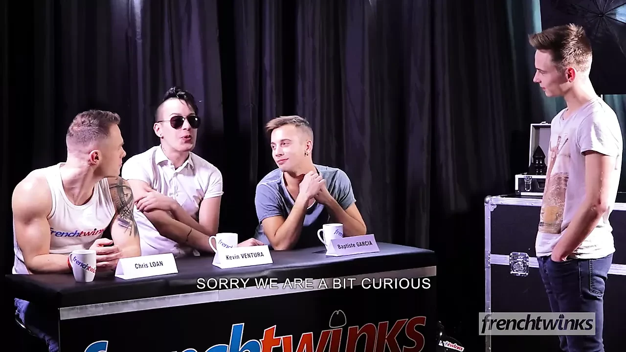 A young 18 year old twink auditioned to become a porn model