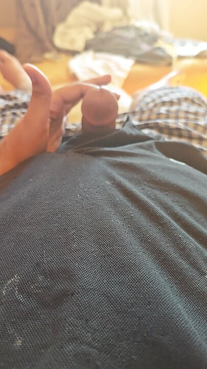 POV solo guy masturbating and torture himself till cum