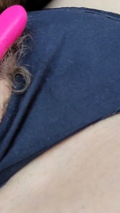 little bitch with long labia pussy lips masturbates in a fur coat on the balcony | Clip 2