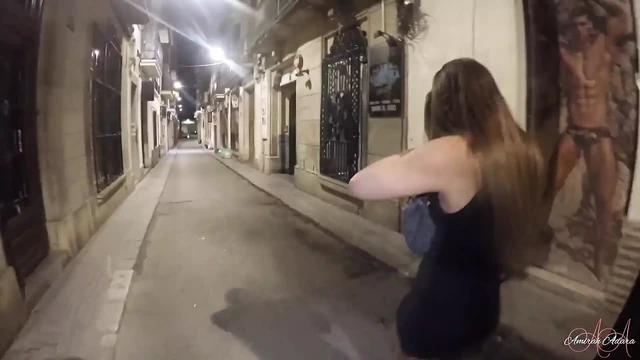 Naughty Amirah's Threesome Fun in Sitges