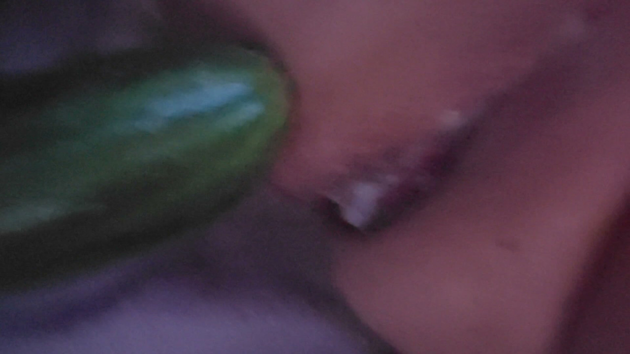 Zucchini in the ass