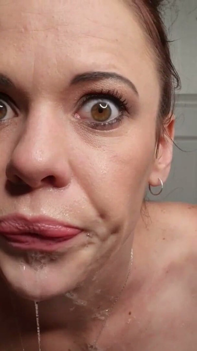 PETITE SLUT gags herself with her hand and dildo messy | Clip 3